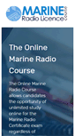 Mobile Screenshot of marineradiolicence.com.au