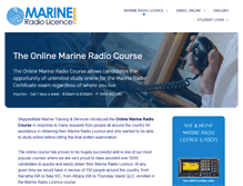 Tablet Screenshot of marineradiolicence.com.au
